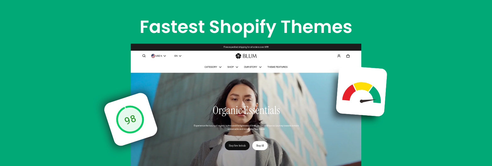 What are the Fastest Theme for Shopify 2025