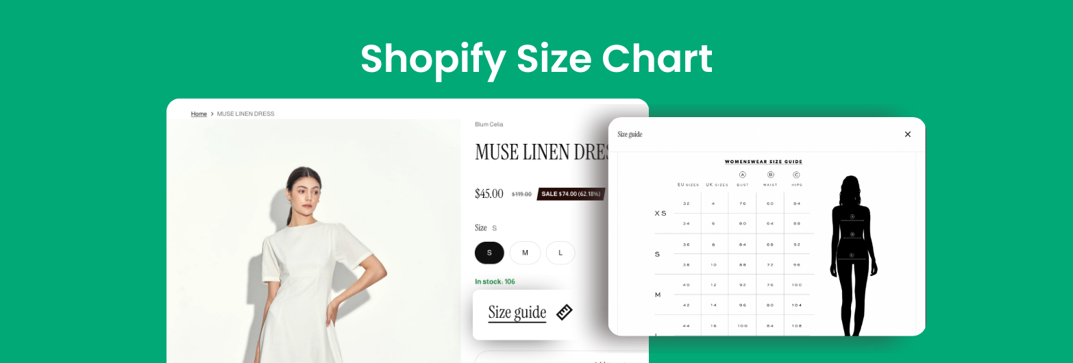 How to add size chart in Shopify (Free & Paid & Theme Methods)